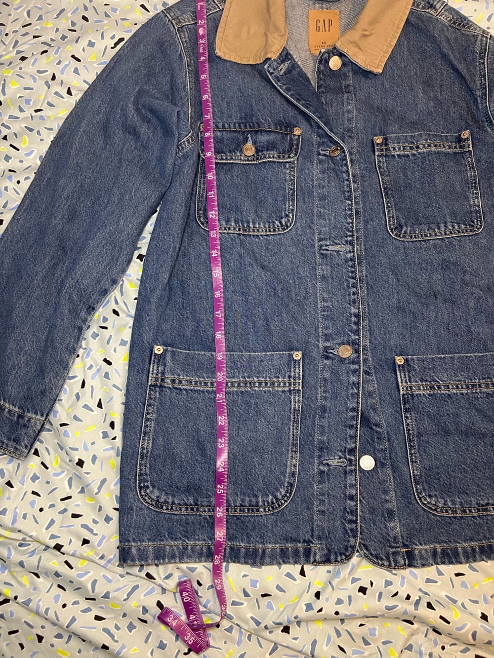 Gap, Denim Oversized Barn Jacket - Picture 6 of 8